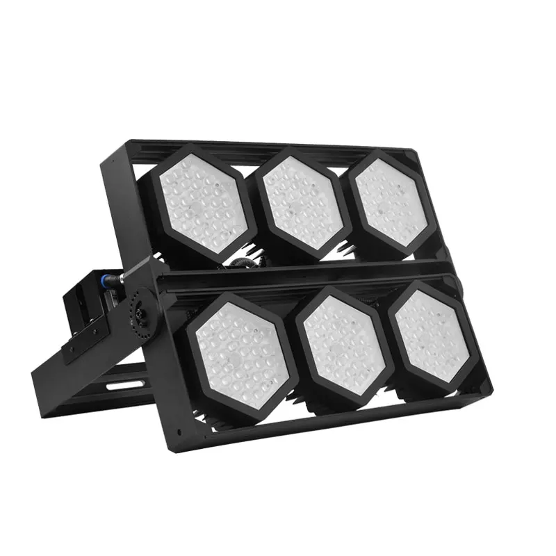 
led stadium lamp waterproof 100000 lumen 1000w 600w 800w led flood light 400w playground 