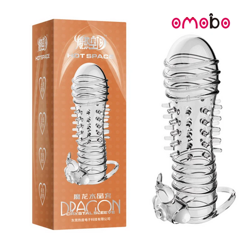 
Hot Sale Vibrating penis sleeve cock ring condom for male orgasm devices 