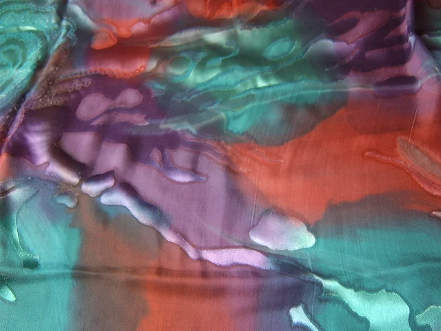 
Devore Silk chiffion satin fabric for dress,scarf 