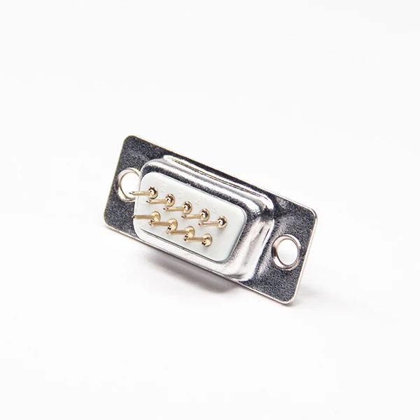 D sub D-sub 9 Pin DB9 обжимной металлический штекер D-подминиатюрный разъем «Папа-терминал» RS232 последовательный порт для печатной платы