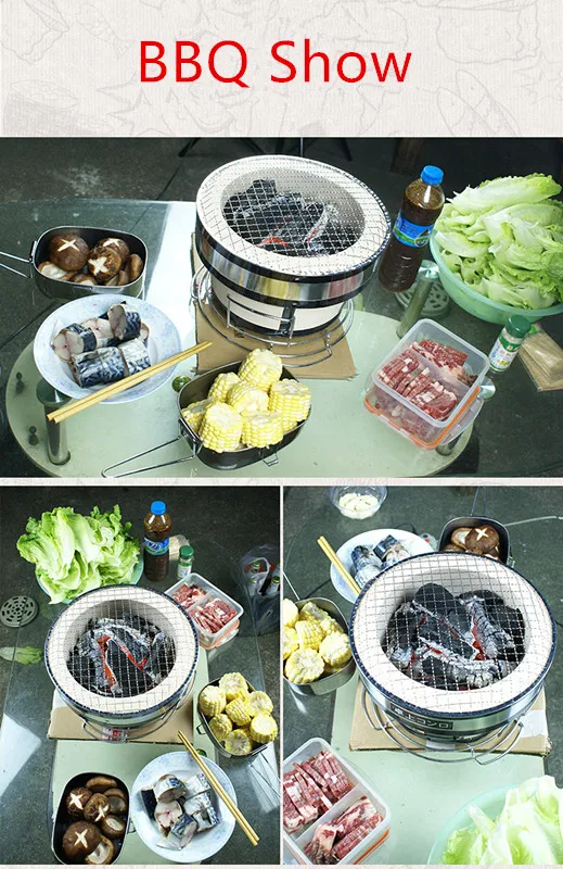 2018 hot sell  portable Hibachi kebab bbq grill made in China