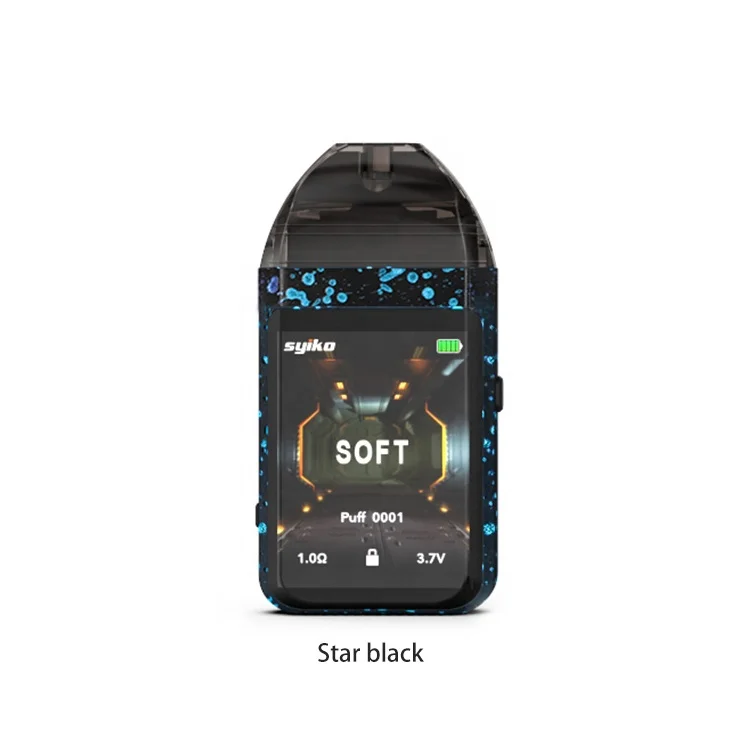 
2019 newest Syiko Electronic Cigarette Touch Screen TC SE ecig pod for Nic Salts vape 