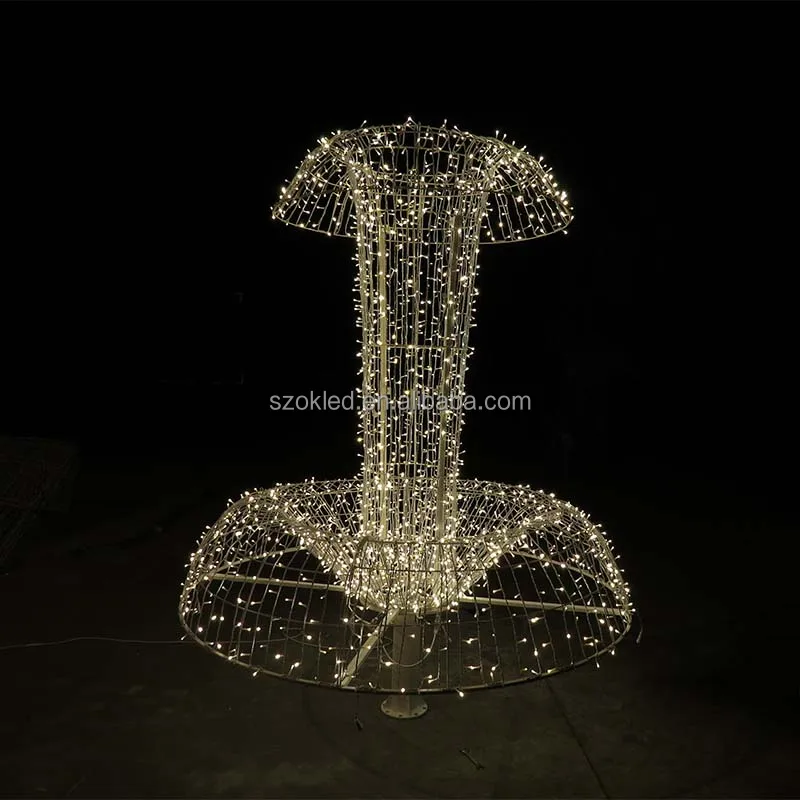 LED Motif Lights decoration,Christmas fountain 3d street light motif