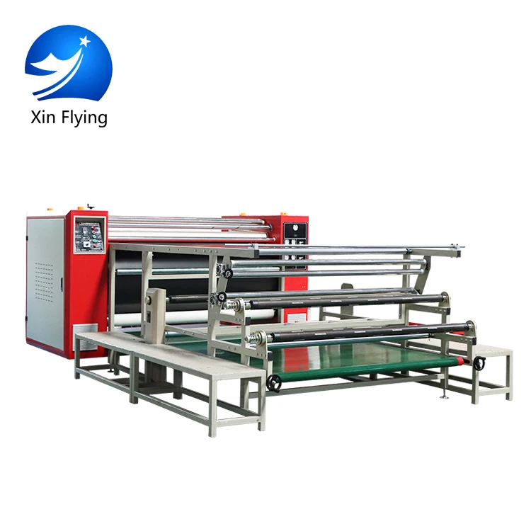 High quality roll heat transfer machine calandra machine 100m per hour