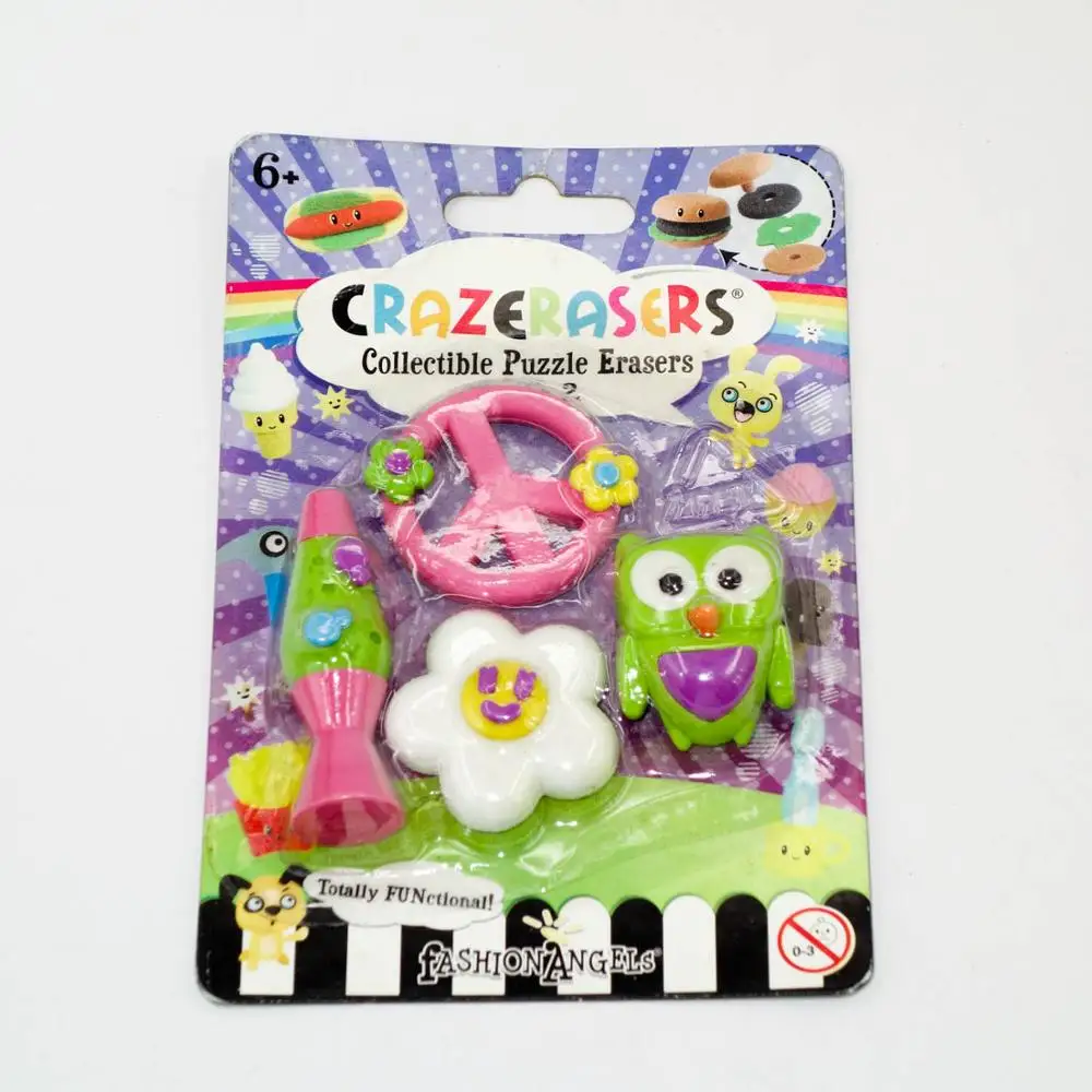 Nice cute novelty eraser for kids handmade toy eraser