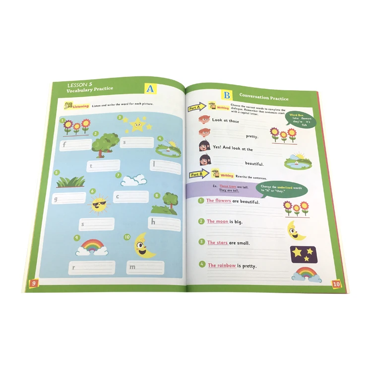 Teamms говорящее перо книги комплект детская книга деятельности От 7 до 12 лет начального школьного на английском