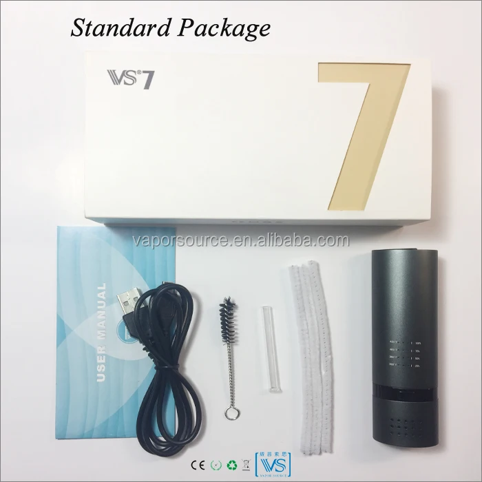 
chinese supplier dry herb vaporizer VS7 2600mah battery replaceable e cigarette OEM available 