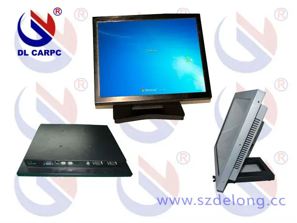 используется 15 дюймовый aio промышленный сенсорный экран пк с процессором intel атома d525 процессор