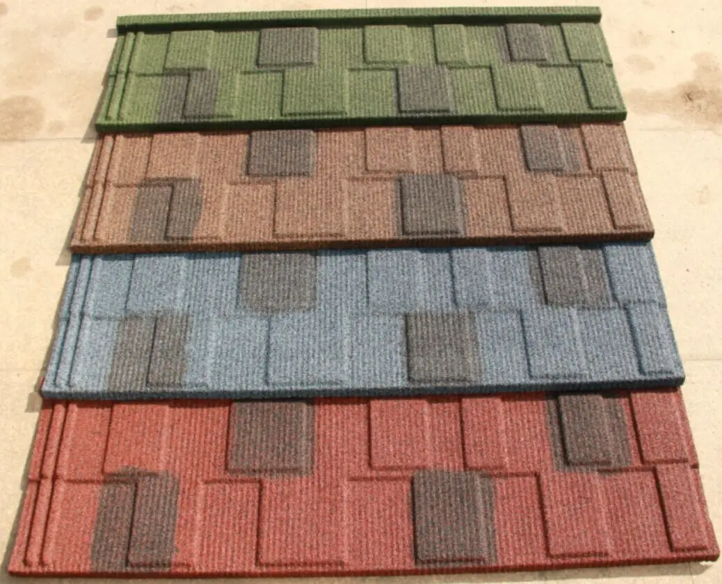 China supplier terracotta metal roof tile, easy installed corrugated roof tile