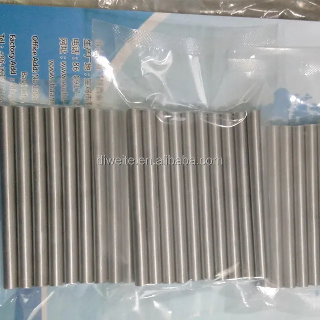 customized 7.5mm diameter tungsten round billet for darts