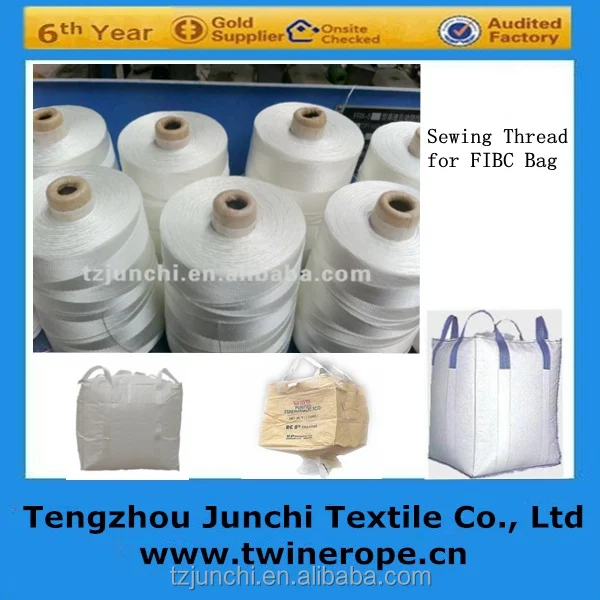 FIBC bag container bag polyester sewing thread