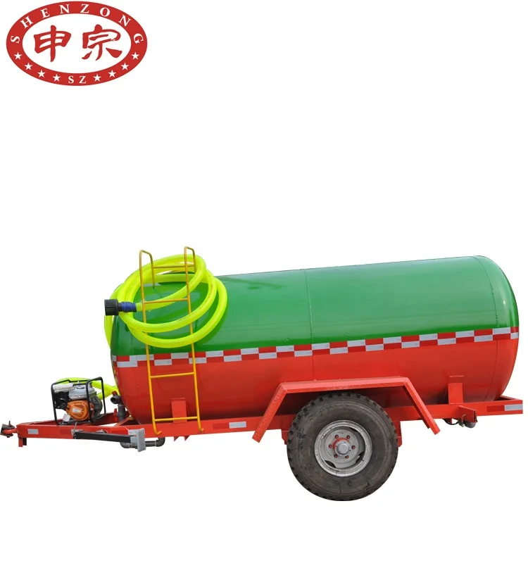 shock price water tanker truck trailer for tractor fuel tanker trailer