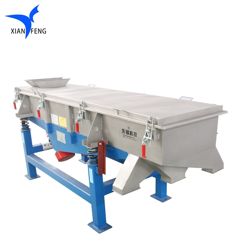 500 kg linear vibrating sieve straight sifter machine for extract gold from sand