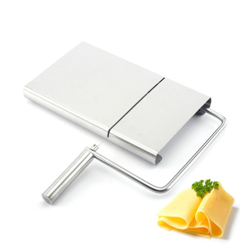 OEM logo Stainless steel cheese slicer wire cheese cutter