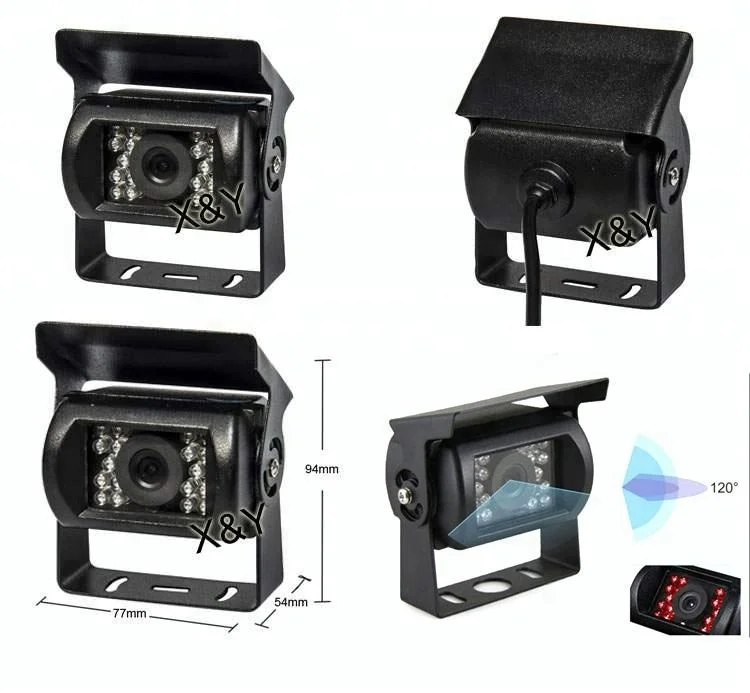  12V ~ 24V CCD автобус Ван грузовика прицепа автобуса большегрузных автомобилей спереди/камера заднего вида авто камера трактора