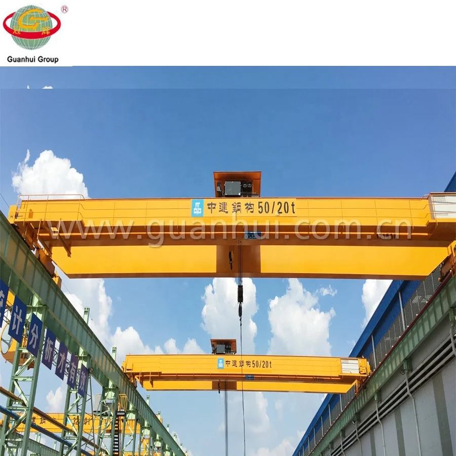 
electric production workshop overhead crane with hoist 