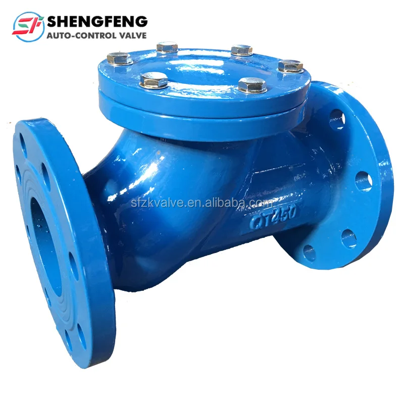 HQ41X PN16 GGG50 водяной резиновый шаровой обратный клапан