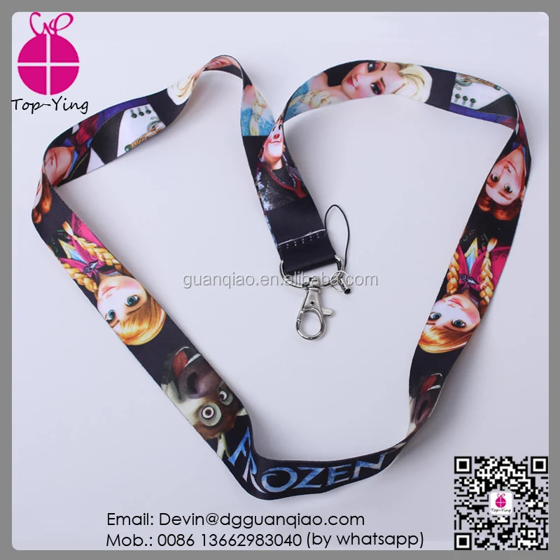 Factory price custom printed lanyard windows,polyester Microsoft lanyard