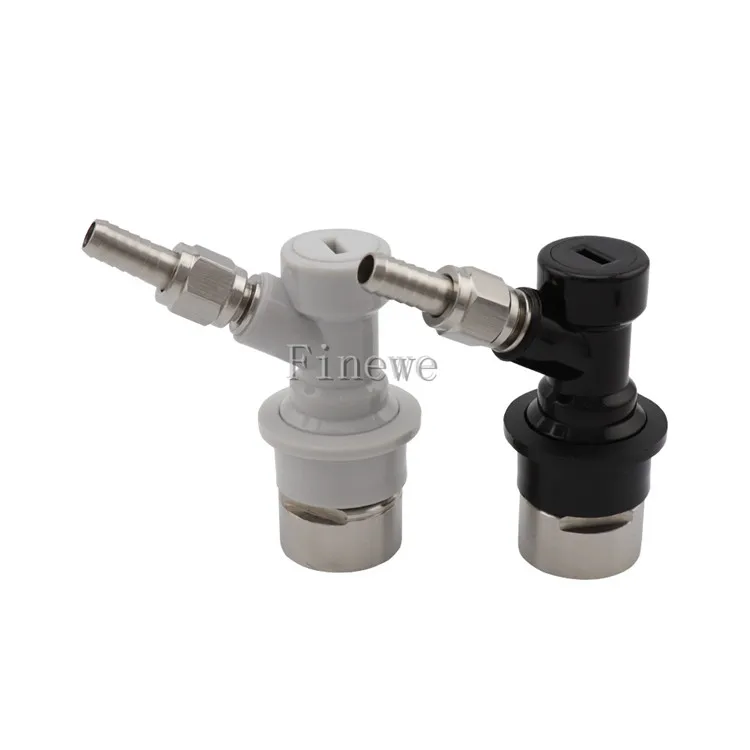 304 Stainless Steel Carbonation Cap Ball Lock Disconnect Keg Coupler Adapter Home Beer Brewing Conversion Kit