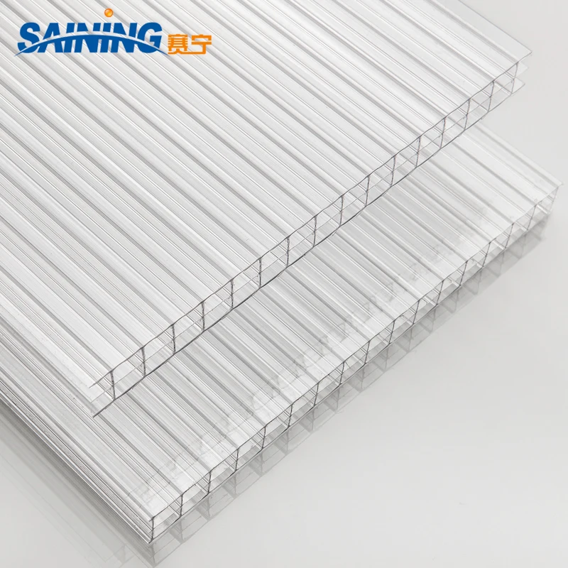 
bronze lexan hollow multiwall polycarbonate sheet, triple wall polycarbonate sheet cheap price 