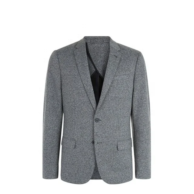 High Quality Smart and Casual Fit Buttoned Cuff Textured Mens Blazer Textured Mens Blazer