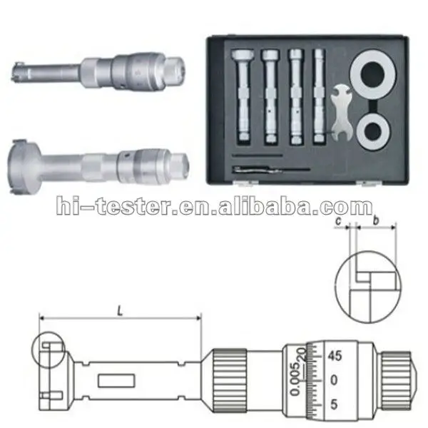 PT83 Three-point Internal Micrometers,three point inside micrometer