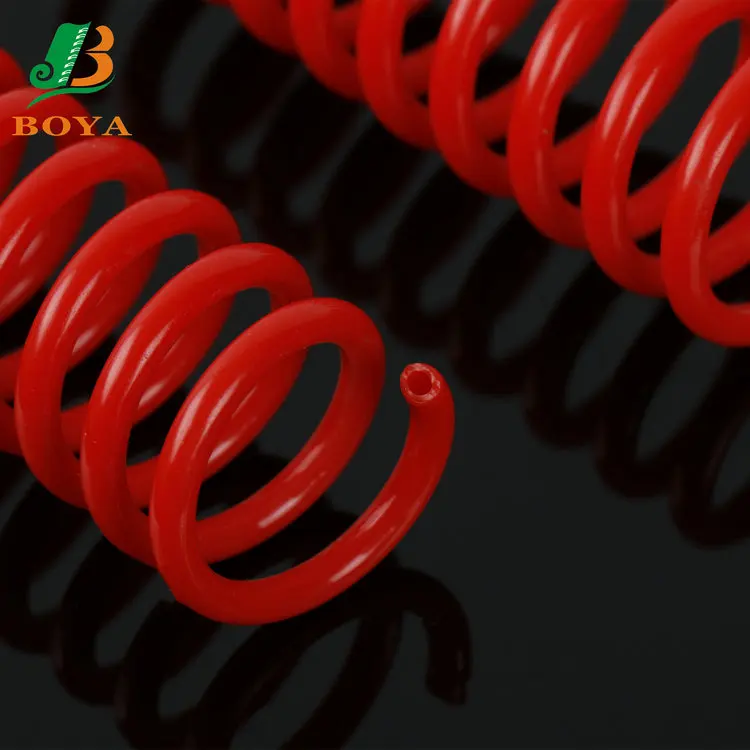 Different Color Plastic Binding Spiral PVC Plastic Spiral Binding Coil Ring For Notebook