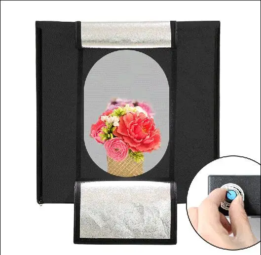 50x50 см Misterfoto Бестселлер Легко складывающаяся коробка со светодиодной подсветкой для фотостудии фоны из ПВХ