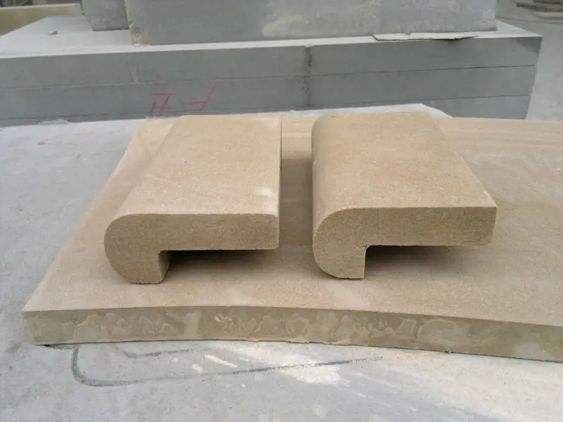 
Pool coping sandstone cope stone bullnose edge 