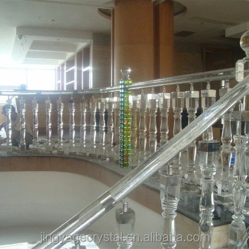 
crystal staircase railing 