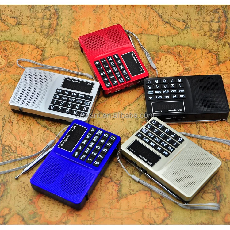
2017 new style multimedia portable radio FM/SW/AM radio speaker USB TF card music player speaker amplifier dj speaker box 