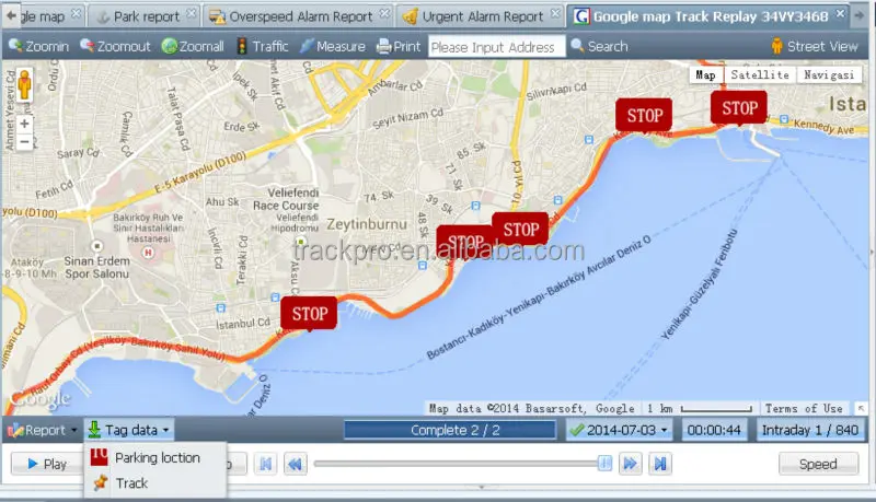 TrackPro TS20 car tracker software TK103 gps tracking system