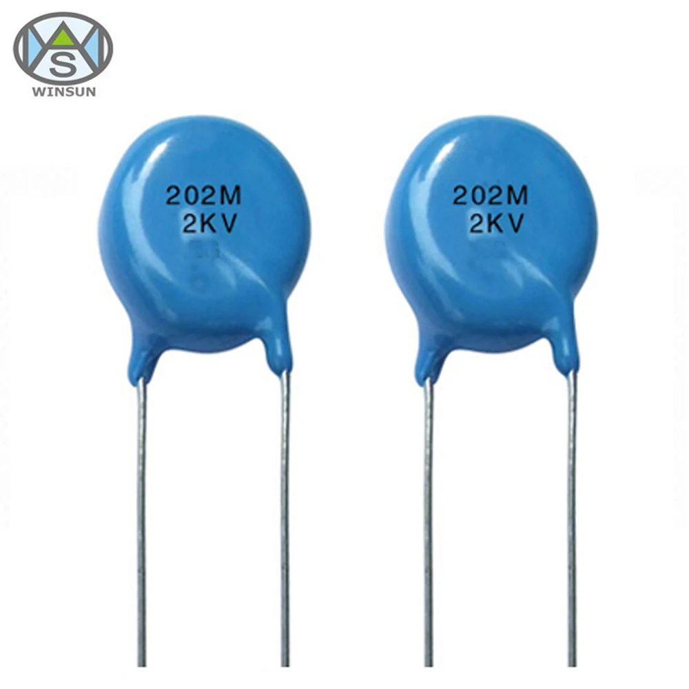 Best Price Blue High Voltage DIP Ceramic Disc Capacitor