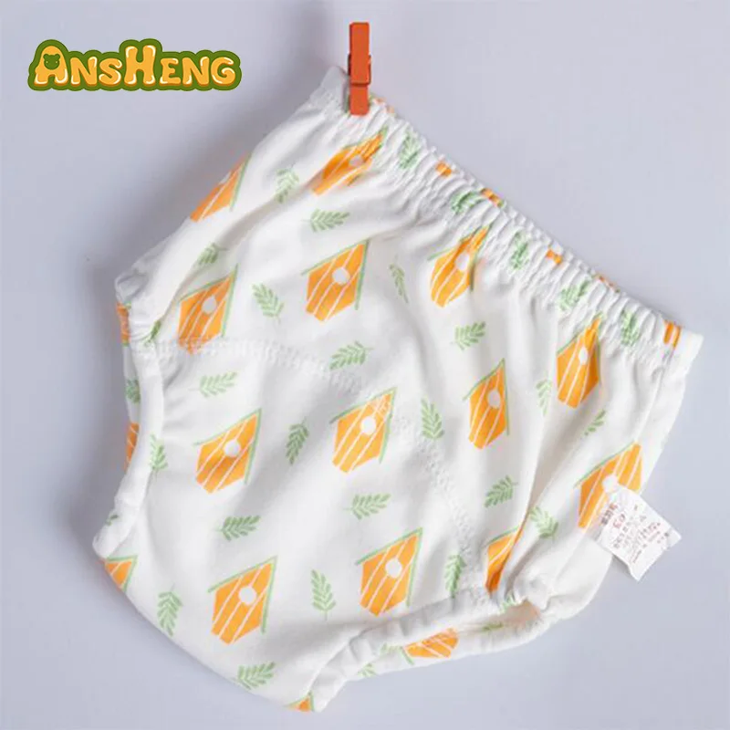 
Amazon hotsale 100% cotton reusable training pants baby 