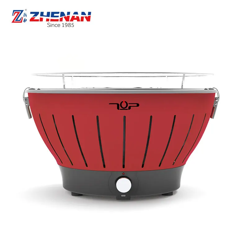 Garden convenient portable smokeless battery operated round BBQ grill