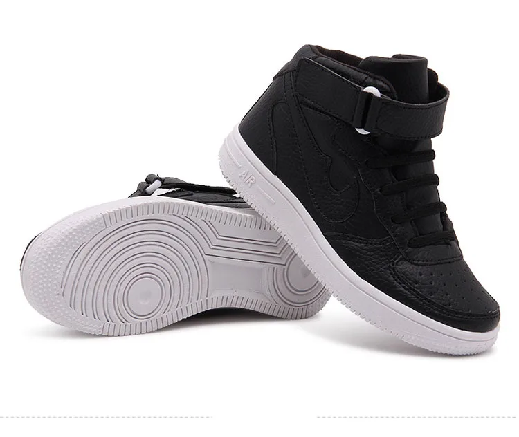 
china Fashion Design Kids Sneakers Girls Leather Rubber Shoes Boys Casual Shoes 