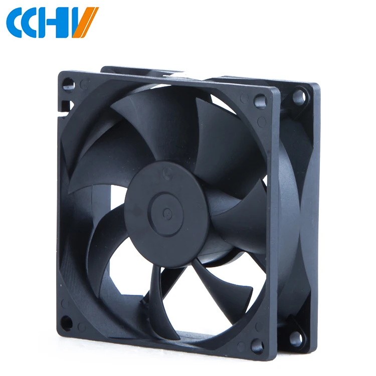 80x80x25mm 8025 12v 24v dc cooling axial flow brushless motor fan for amplifier