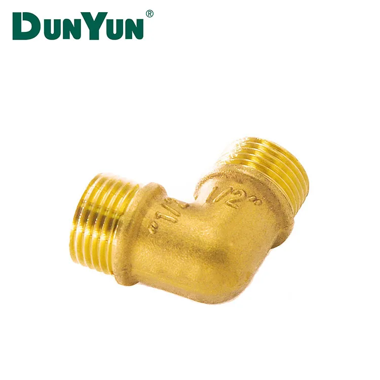 CNC Machining Parts Brass elbow fitting Screw Brass Plumbing Pipe fittings