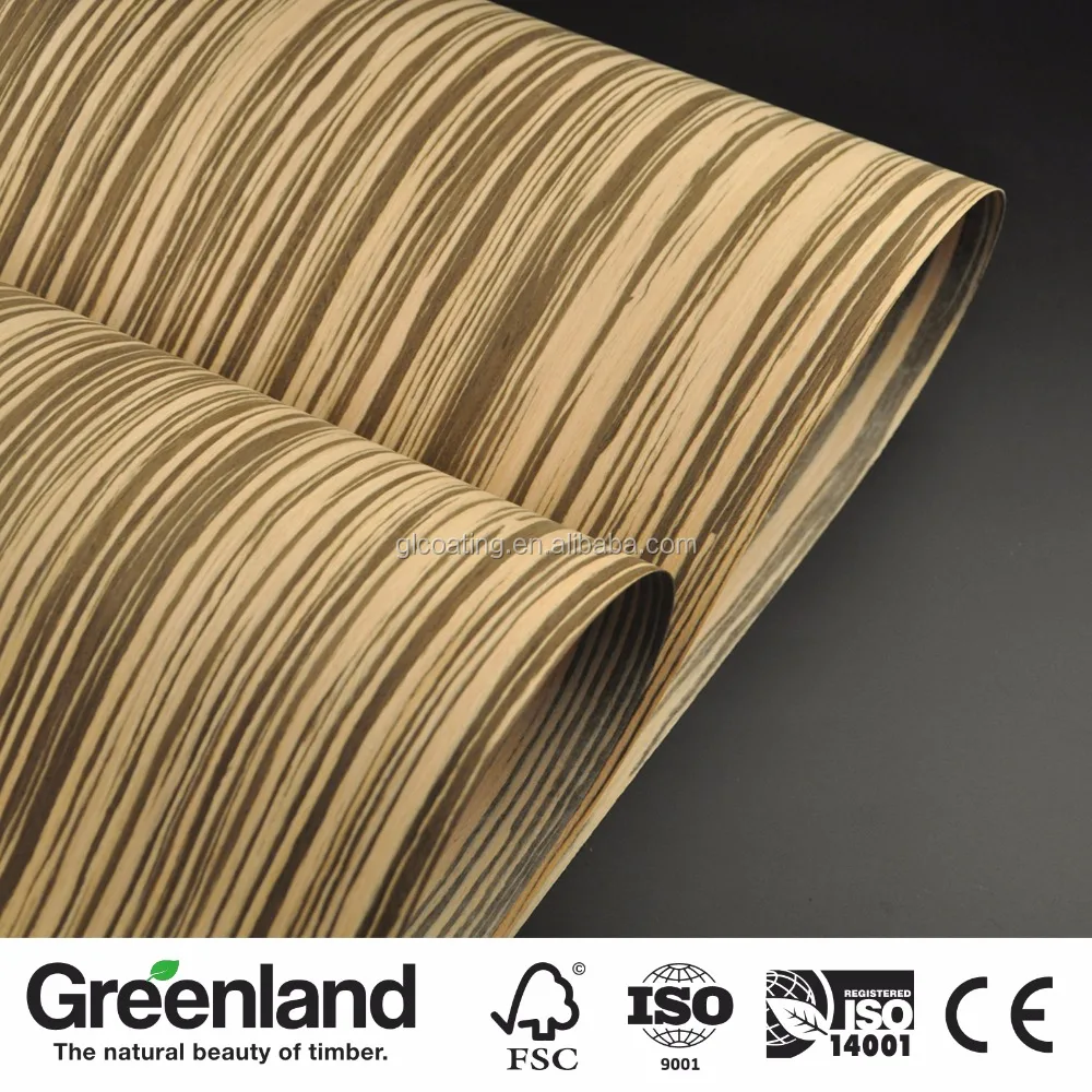 Top Quality engineered timber sliced wood face veneer for guitar hotel door for DIY