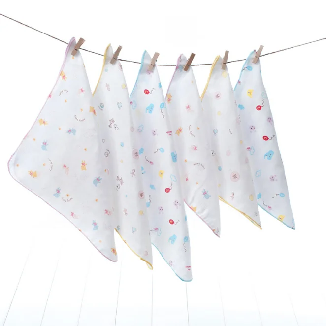 Kids handkerchief 100 Cotton Double Gauze Printed