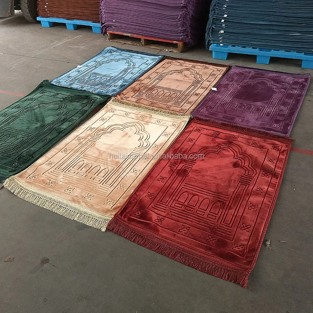 
Thickness Raschel emboss prayer mat 80x120cm 