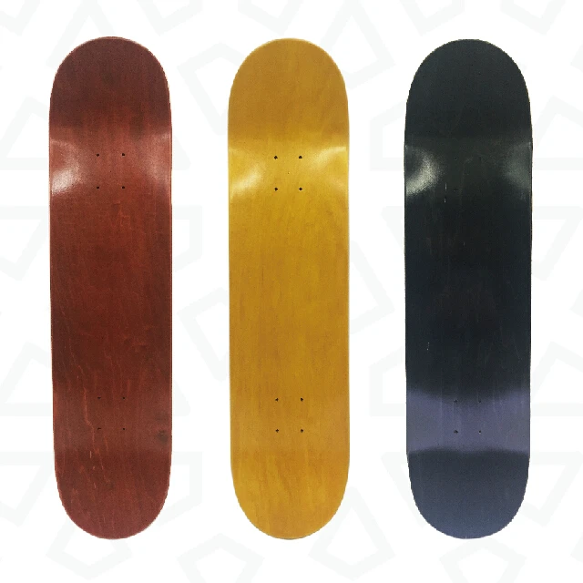 
Pro Quality 100% 7 Plies Canadian Maple Blank Skateboard Decks in Various Size Colors and Concaves 