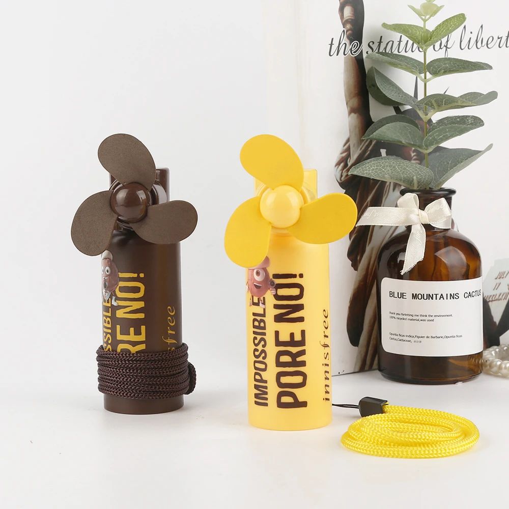 Hot Sale Portable neck Mini Fan Cute Hand Held Fan With Battery