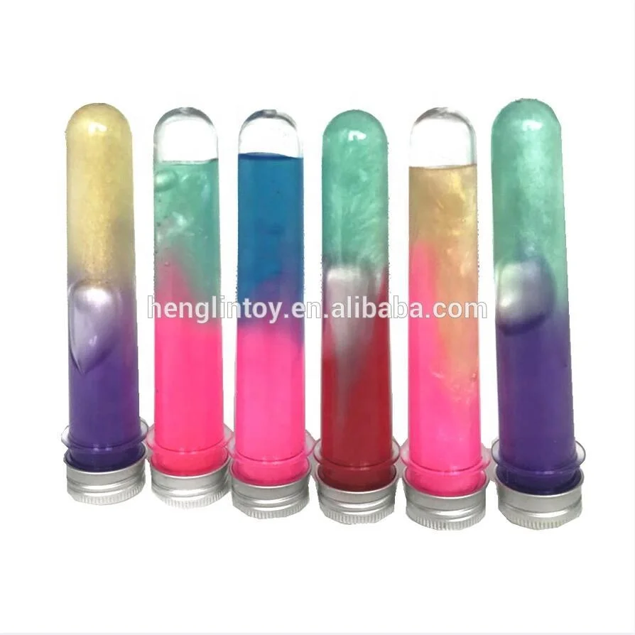 Factory custom test tube slime crazy novelty slime toys 18040704
