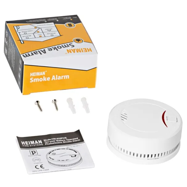 Sensitive Photoelectric smoke detector factory photoelectric smoke alarm 3V lithuim battery fire detector  for home security