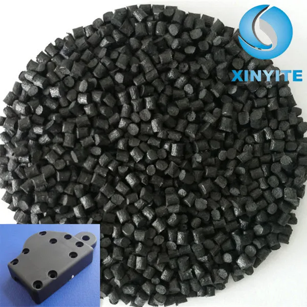 Черный цвет ROHS сертификат сырье Пеллеты Полиамид ПА6 Нейлон Смола используется для Reel Baffle