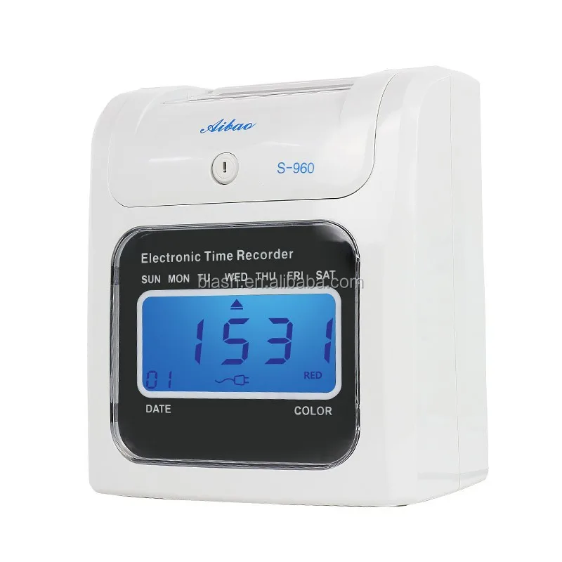 AIBAO time card machine for attendance S-960