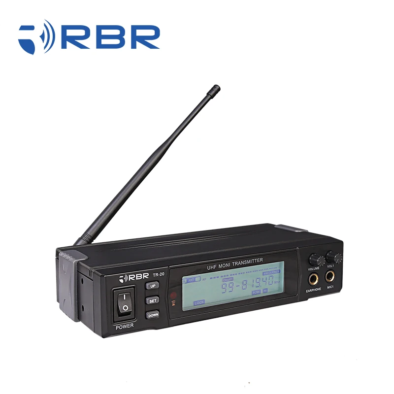 Long range tr20 in ear monitor wireless system with +9v phantom power