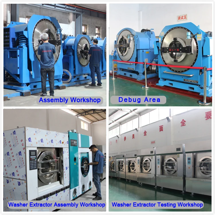 
Heavy duty large 100kg capacity industrial fully automatic hotel front loading stainless steel laundry washing machines prices 