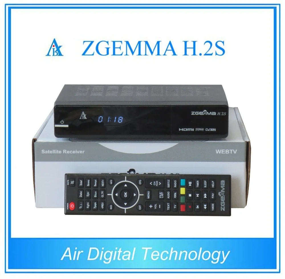 Best hd satellite receiver 2016 Zgemma H.2S dual core Enigma 2 zgemma h2s with twin tuner